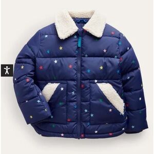 Mini Boden Borg Detail Padded Jacket